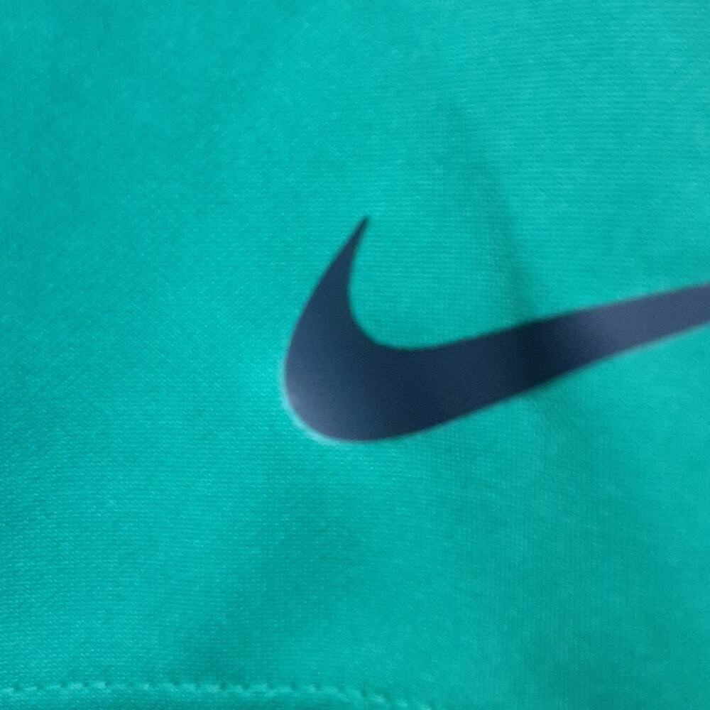 - Nike Men's Green Button Short Sleeve Golf Polo Shirt Size Large With Logo - Picture 6 of 7